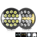 Luz de trabajo LED de inundación de luz de conducción de alta potencia de 8.7 pulgadas 12 V 24V 4x4 LED LED OFRODER para camión ATV SUV